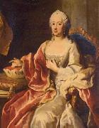 Jacopo Amigoni Portrait of Maria Anna of Sulzbach oil on canvas